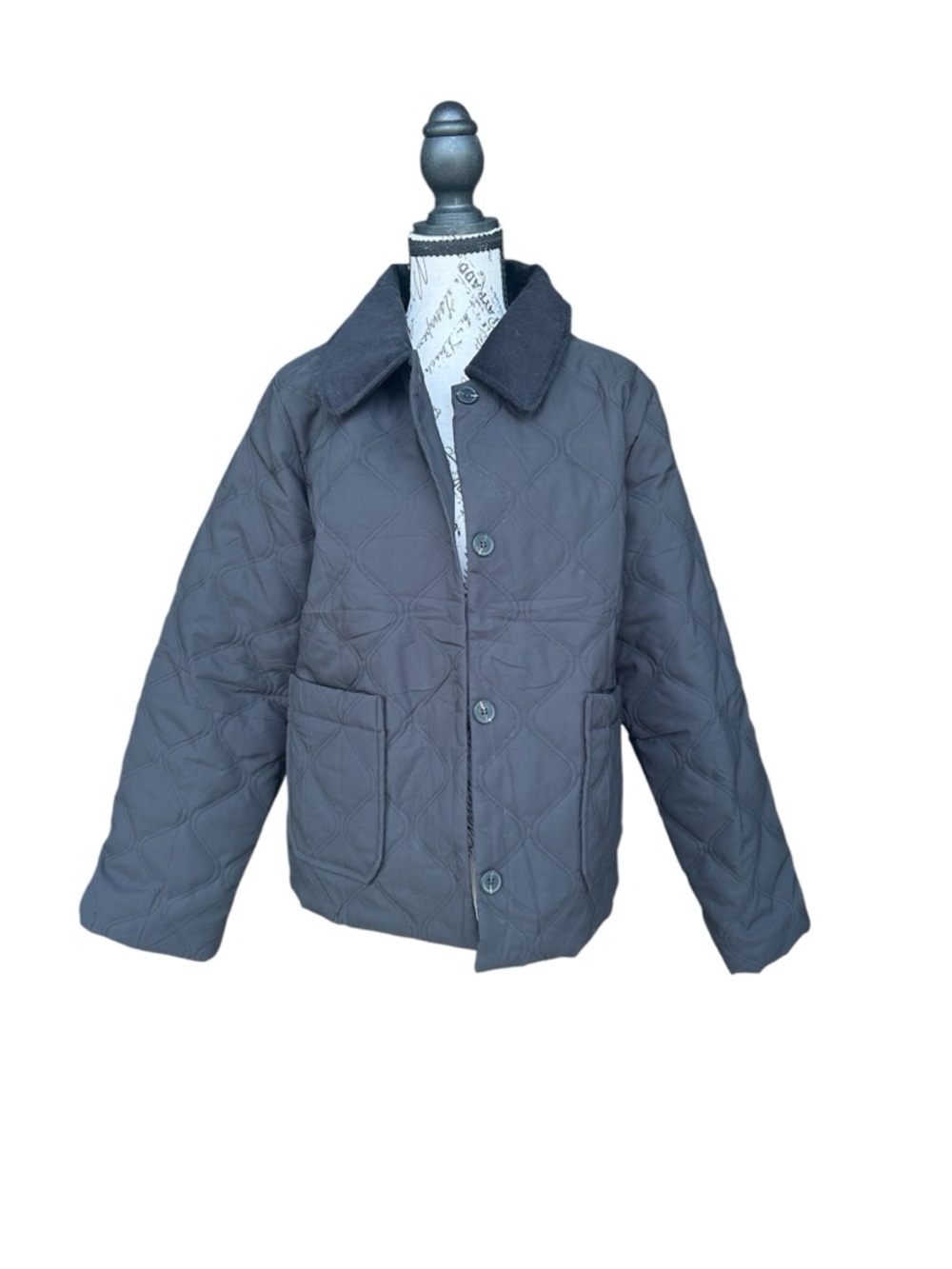 Women’s Black Quilted Jacket • Size Large • Lightweight Outerwear